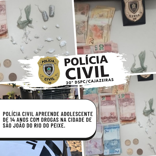 Posteriormente o menor infrator foi encaminhado à delegacia de Polícia Civil para serem adotados as medidas necessárias ao caso (Foto: Reprodução)