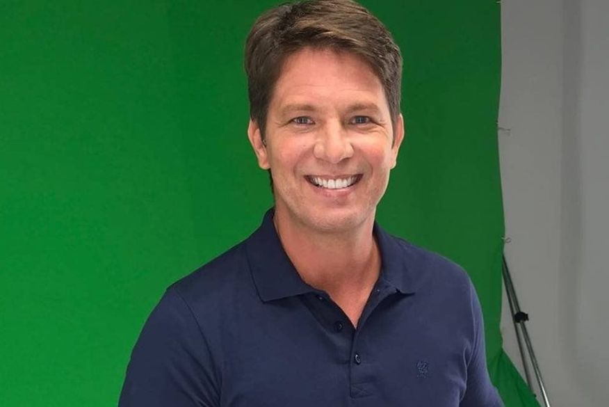 Mario Frias no programa 'A Melhor Viagem', da Rede TV (2019) Foto: (Foto: Divulgação).