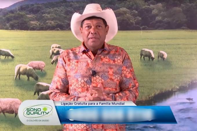 Valdemiro fez acordo com a empresa de colchões Sono Quality. (Foto: Reprodução).