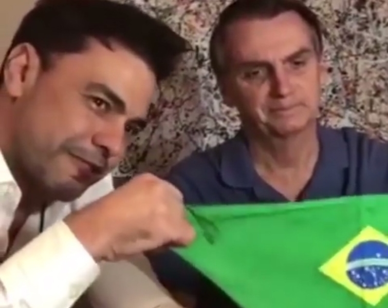 Zezé di Camargo confessou que votou no presidente Jair Bolsonaro. (Foto: Reprodução).