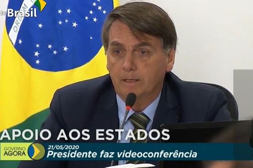 Bolsonaro se reúne com governadores nesta quinta (Foto: Reprodução).