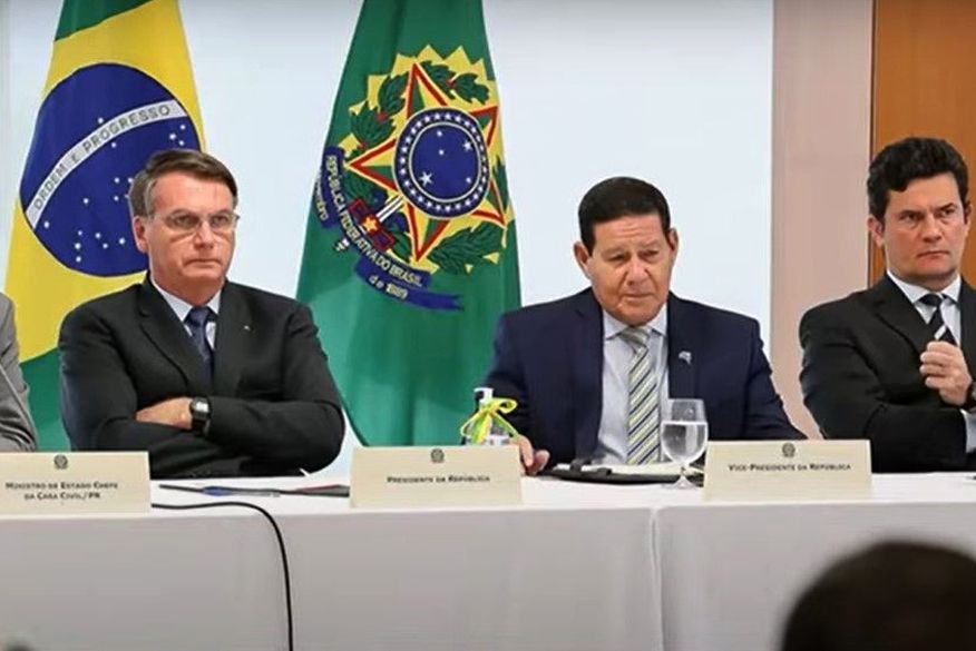 O decano autorizou, ainda, o acesso à íntegra da degravação do vídeo. A única restrição imposta foi a trechos específicos em que há referência a dois países com os quais o Brasil mantém relação diplomática. (Foto: Reprodução/Vídeo).