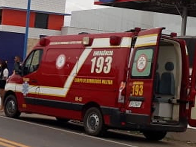 Após ser feito o atendimento pré-hospitalar, o paciente foi socorrido ao Hospital Regional de Sousa para receber o devido atendimento médico necessário (Foto: Reprodução)