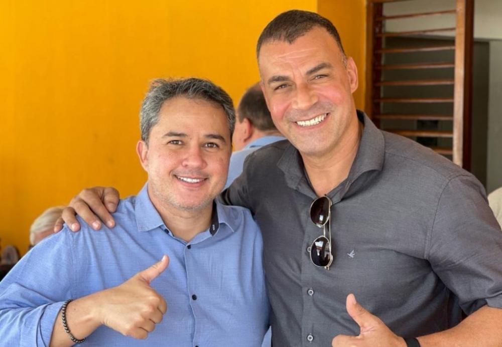 O gestor municipal manifestou apoio à Efraim para a campanha eleitoral de 2022. (Foto: Divulgação)