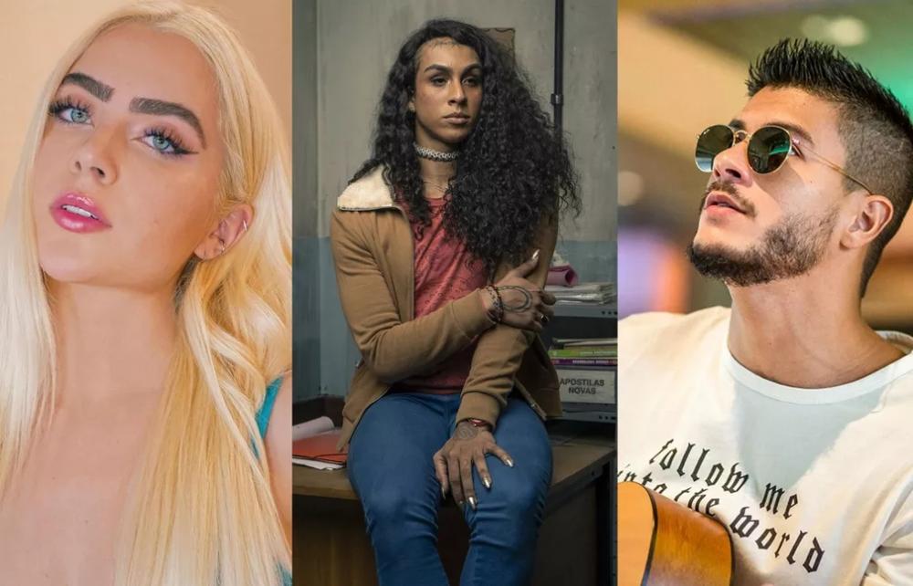Jade Picon, Linn da Quebrada e Arthur Aguiar entram no reality nesta quinta-feira (20), às 13h — Foto: Reprodução/Instagram/Jade Picon-Globo/Mauricio Fidalgo-Matheus Rodrigues e Michelly Machado / Black Comunicação