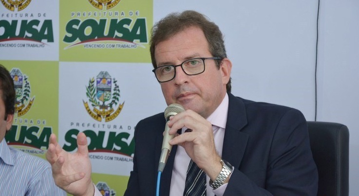Prefeito do município de Sousa, Fábio Tyrone - Cidadania, (Foto: Reprodução).
