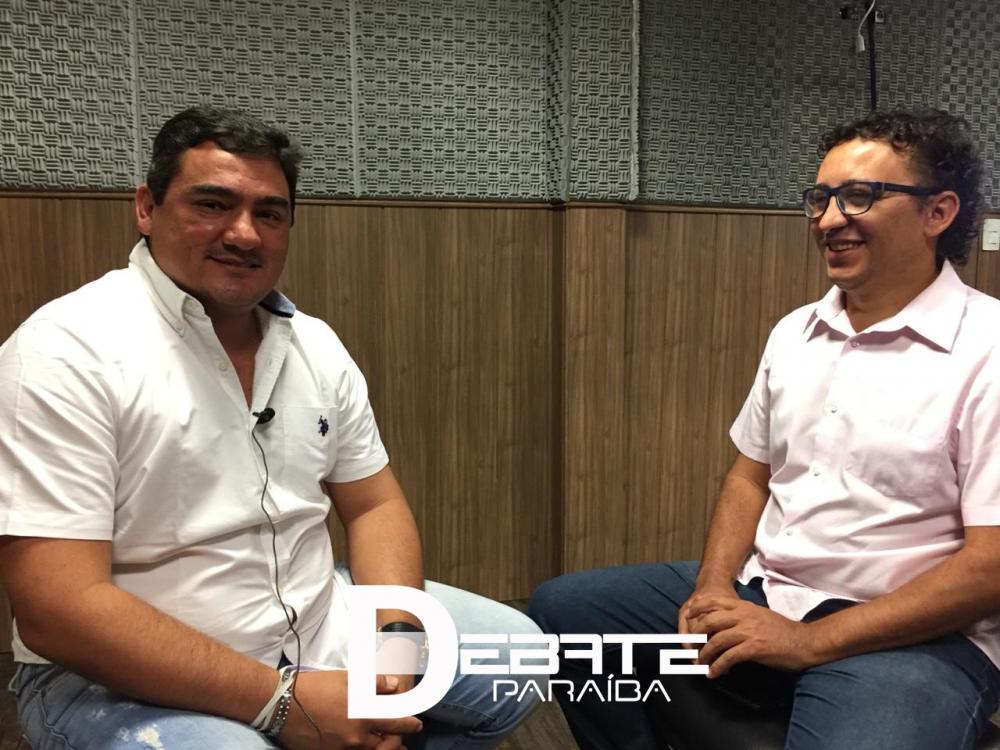 Lucas Braga é pré-candidato a prefeito de Marizópolis pelo PSDB. (Foto: Debate Paraíba).