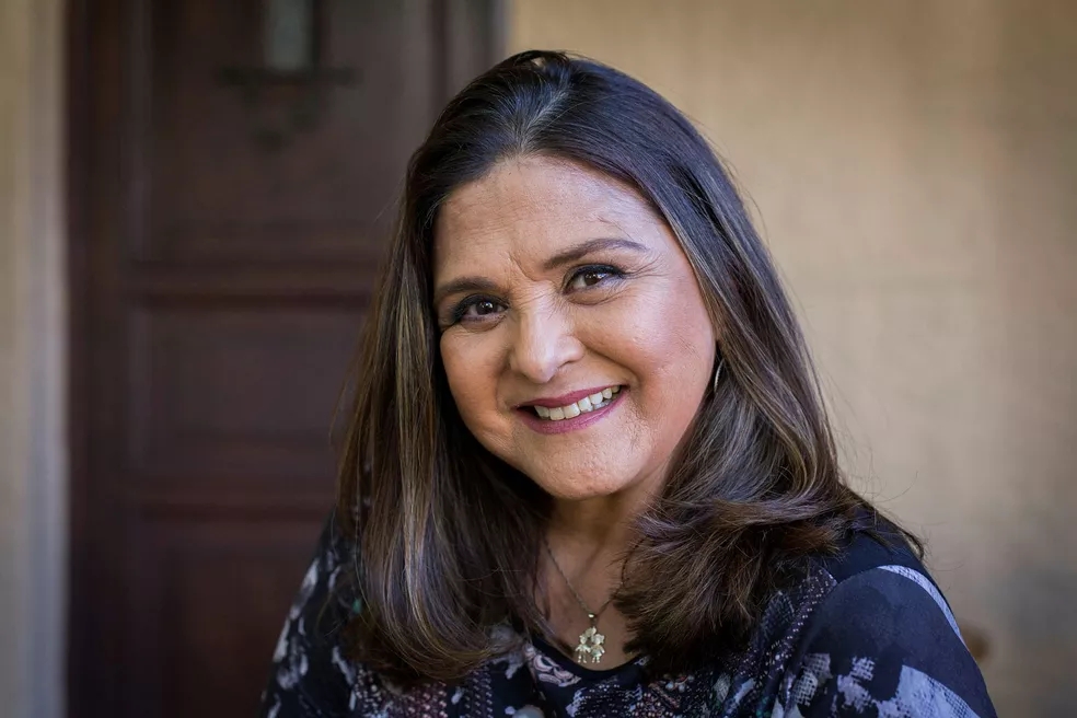 Elizangela durante gravações da novela 'A Força do Querer', de 2017 — Foto: Acervo Grupo Globo