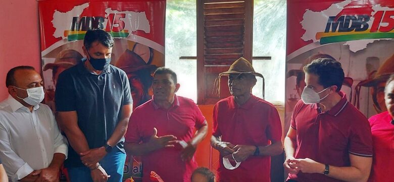 Marcos do Riacho do Meio anuncia apoio a Veneziano para governador em Cajazeiras. (Foto: Reprodução).
