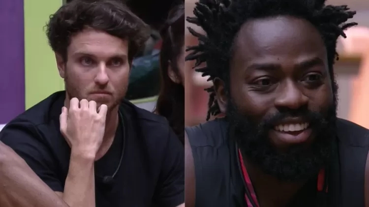 BBB 22: Lucas e Douglas disputam prova bate e volta (Imagem: Reprodução/Globoplay)