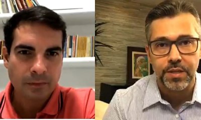 Leonardo gadelha e Lucas de Brito avalia necessidade de investir em e-Democracia. (Foto: Reprodução).