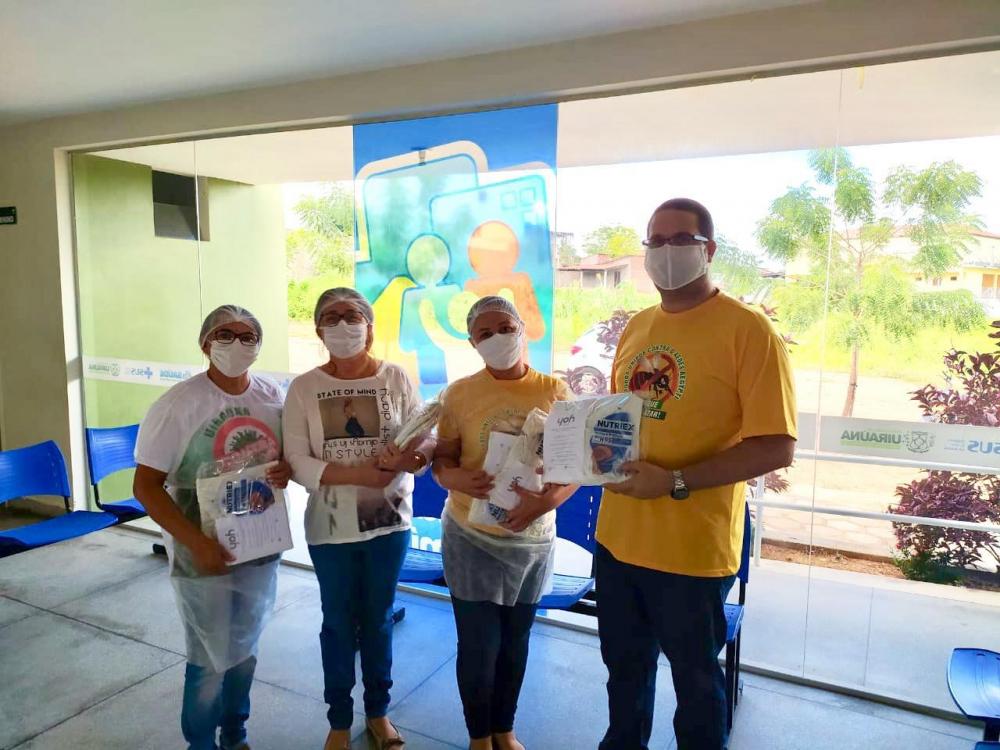 O material adquirido vem dar suporte as equipes da atenção básica do município, no combate a pandemia do Coronavírus. (Foto: Divulgação).