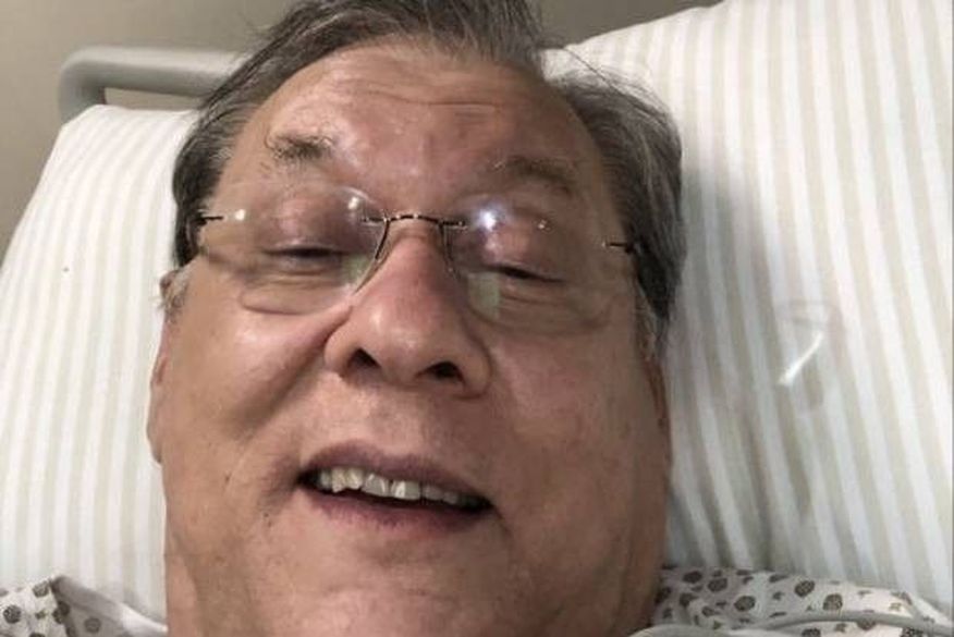 O apresentador jornalista esportivo Milton Neves, de 68 anos, foi internado na noite deste domingo (Foto: Reprodução).