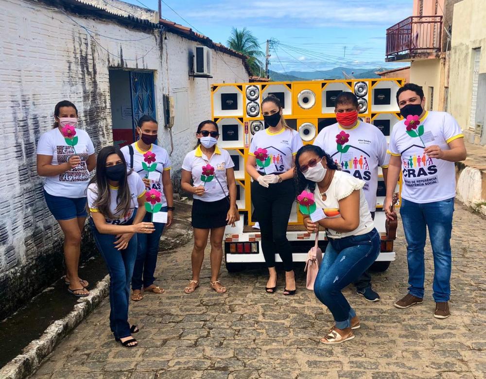 CRAS de Marizópolis realiza ações durante a pandemia do coronavírus. (Foto: Divulgação).