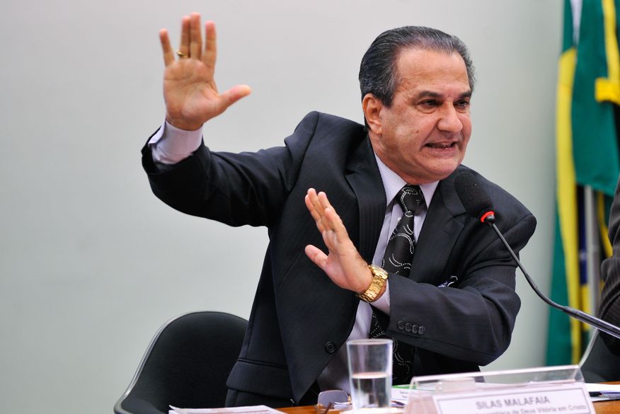 Os hackers publicaram: “seus dados e crimes foram comprometidos, agora vamos ao serviço do seu website, Sr. Silas Malafaia, parece que vários fiéis foram enganados... que triste Sr. Silas”. (Foto: Divulgação).