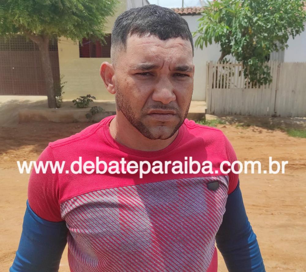 Após ser preso, o indivíduo foi conduzido à delegacia de Polícia Civil, sendo posteriormente recambiado para a Colônia Penal Agrícola de Sousa (Foto: Reprodução)