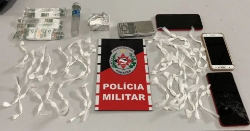 Diante do flagrante, os suspeitos e o material apreendido foram conduzidos à delegacia de Polícia Civil da cidade de Piancó, para serem adotadas as medidas cabíveis (Foto: Reprodução)