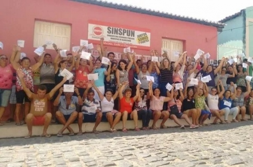 Sindicato dos Servidores Públicos Municipais de Nazarezinho anuncia reinvindicação e pede piso salarial do magistério (Foto: Redes Sociais)