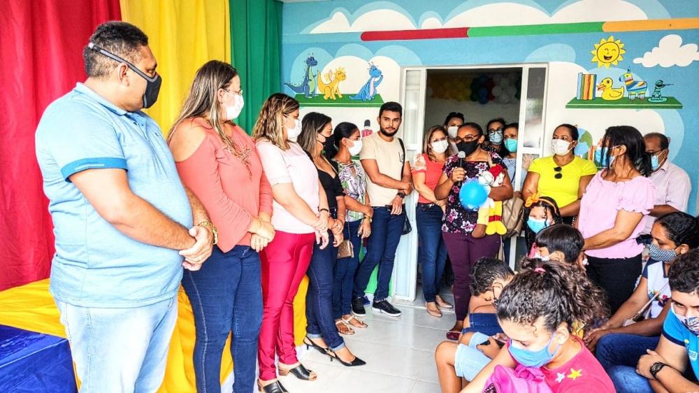 Prefeito João Neto inaugura Centro de Atendimento Educacional Especializado em Aparecida (Foto: Divulgação)