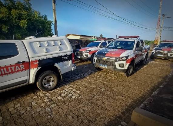O material apreendido posteriormente foi levado à delegacia de Polícia Civil, para serem realizados os procedimentos que necessita o caso (Foto: Reprodução)