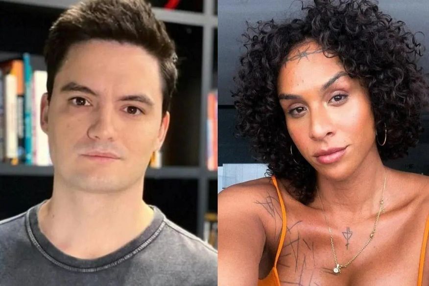 Felipe Neto e Linn da Quebrada (Foto: Reprodução).