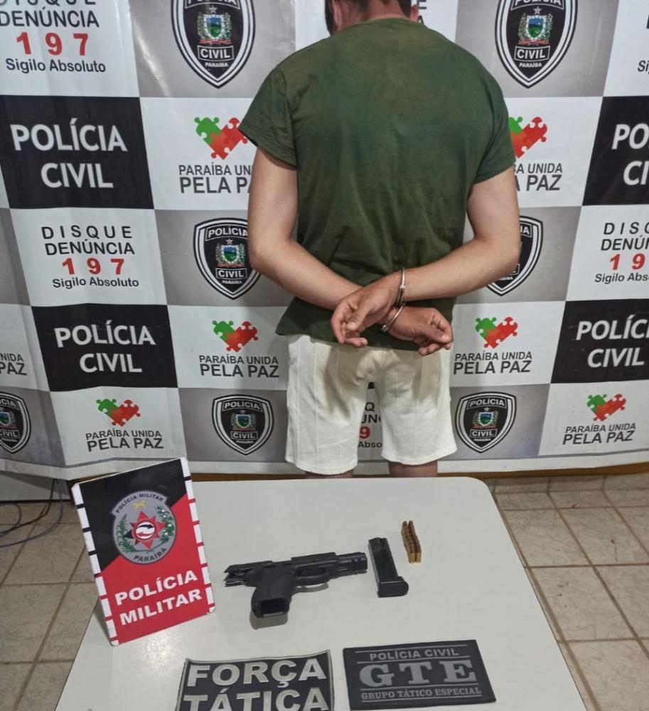 José Carlos da Silva foi conduzido à delegacia de Polícia Civil e posteriormente recambiado para o Presídio Padrão de Catolé do Rocha, ficando à disposição da Justiça (Foto: Reprodução)