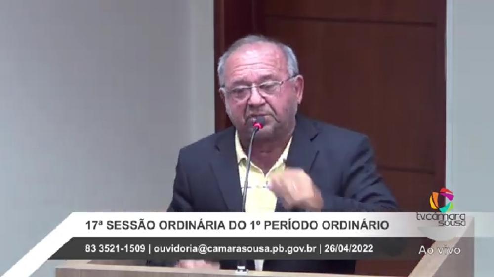 Ananias Vieira cobra mais uma vez projeto do Previne Brasil: “A Prefeitura está empurrando o projeto com a barriga”