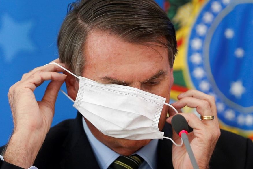 O presidente Jair Bolsonaro (sem partido) ampliou nesta segunda-feira (6) os vetos à legislação sobre uso de máscaras durante a pandemia do novo coronavírus. (Foto: Reprodução).