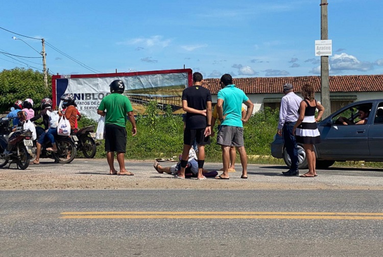 Após o atendimento pré-hospitalar, o paciente foi encaminhado ao Hospital Regional de Sousa, para receber o atendimento médico necessário (Foto: Reprodução)