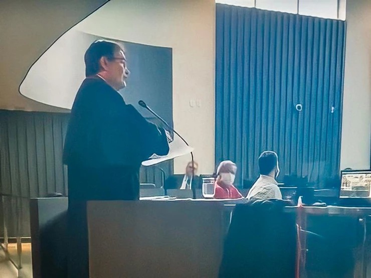 Harrison Targino, participou da sessão e fez sustentação oral no julgamento. (Foto: Reprodução).