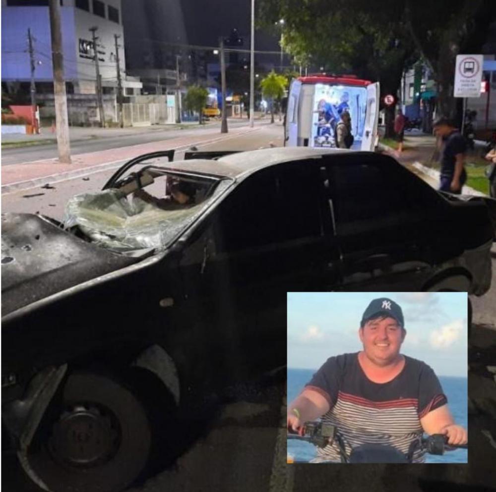 Aparecidense que se envolveu em acidente que culminou com a morte de homem na Avenida Epitácio Pessoa, irá responder por homicídio qualificado