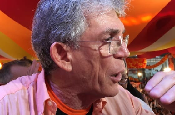 O ex-governador Ricardo Coutinho é acusado de chefiar um esquema de desvios de R$ 134,2 milhões. (Foto: Reprodução).