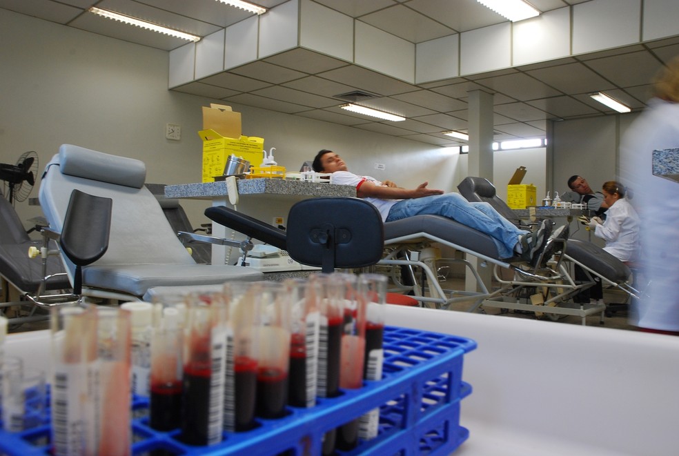 Estoque baixo no hemocentro preocupa direção, na Paraíba — Foto: Rizemberg Felipe/Jornal da Paraíba/Arquivo