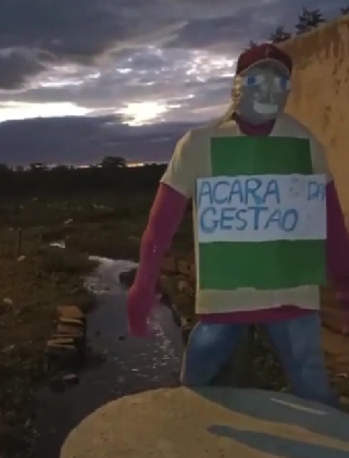 “Tyronão” volta a aparecer nos bairros de Sousa: moradores denunciam esgoto a céu aberto em Lagos dos Patos