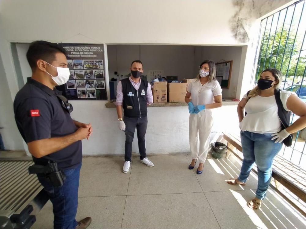 Visita do PROCON à Unidade Prisional (Foto - Reprodução).
