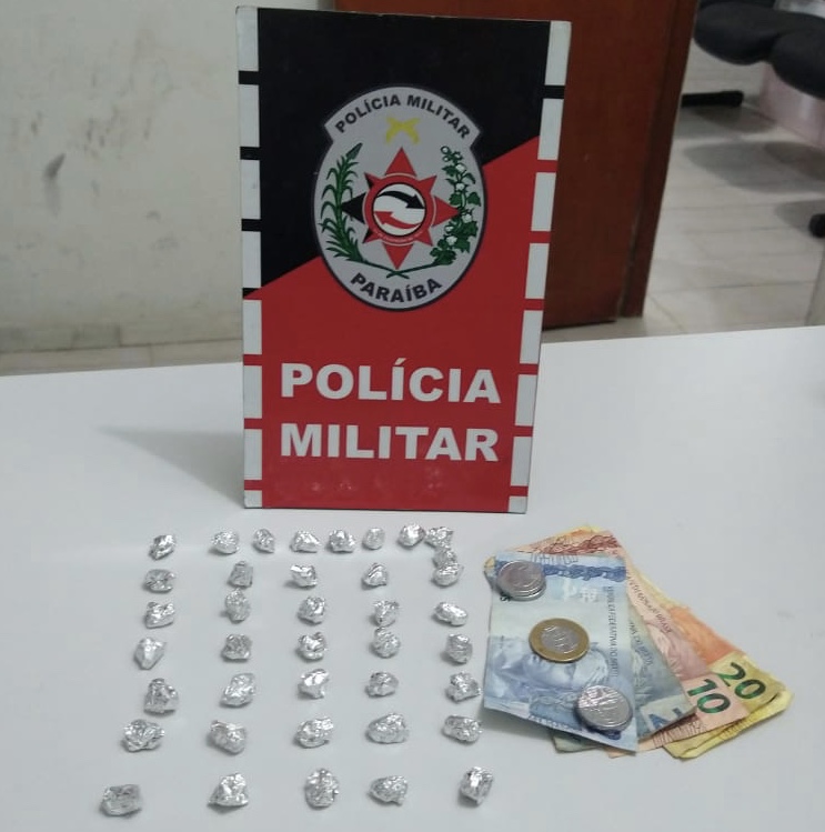 Droga apreendida (Foto - Reprodução PMPB)