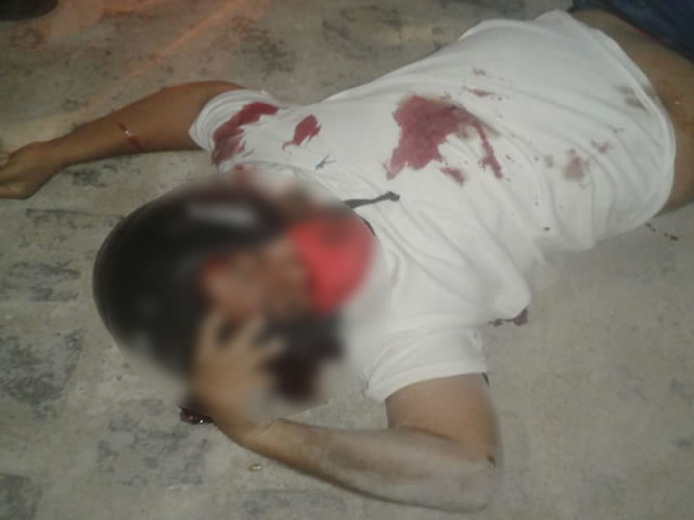 Vítima de crime de homicídio em Sousa. (Foto: Reprodução).