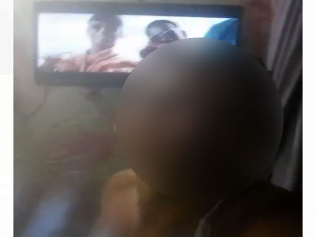 Foto de preso no interior de cela na Unidade Prisional de Sousa (Foto - Reprodução Redes Sociais)