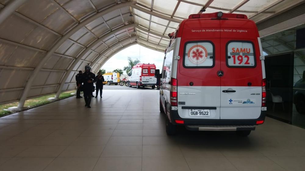 Menina Hospital de Trauma de CG (Foto: Divulgação)