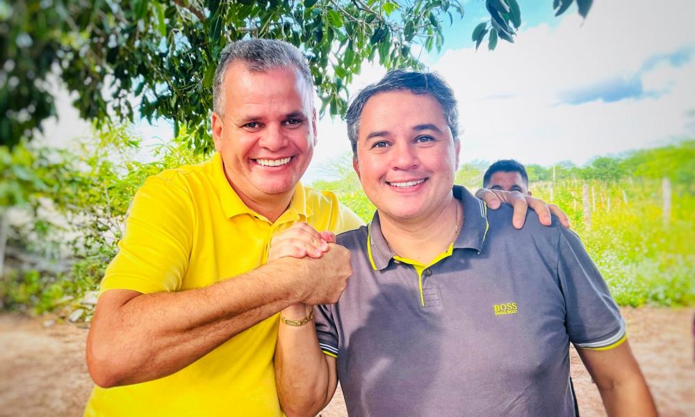 Efraim Filho e Mofi anunciam parceria para as eleições (Foto: Divulgação)