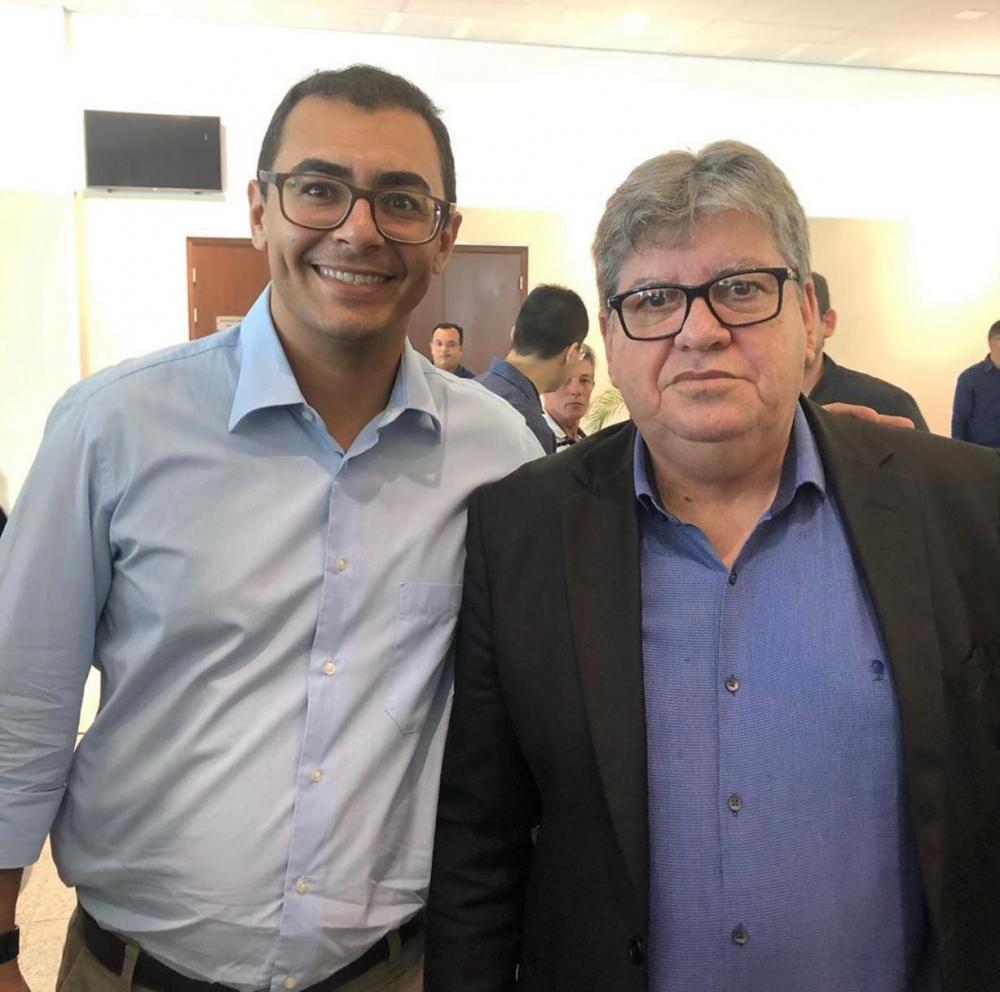 Solicitações de Segundo Santiago são atendidas pelo governador João Azevêdo. (Foto: Reprodução).