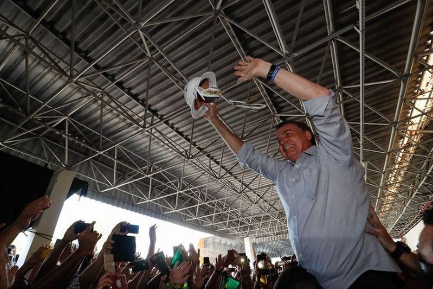 Bolsonaro evitou comentar a pesquisa Datafolha que apontou para uma melhora da sua popularidade, inclusive no Nordeste. 