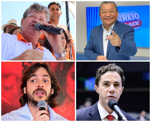 João Azevêdo tem 29% ao Governo da PB; 2º lugar tem empate entre três candidatos. (Foto: Reprodução).