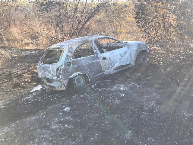 No local do ocorrido, não foi encontrado nenhuma vítima e não se sabe as causas do incêndio (Foto Reprodução Blog do Angelo Lima)