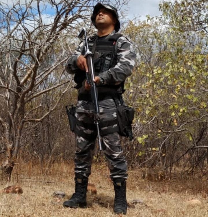 O militar que atualmente faz parte da ROTAM, e em sua nova missão já vem desenpenhando um bom trabalho em ações exitosas e que são reconhecidas pela população (Foto: Reprodução)
