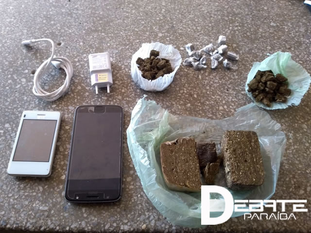 O material foi apreendido e em seguida levado à delegacia de Polícia Civil, para serem adotadas as medidas necessárias (Foto Divulgação SEAP)