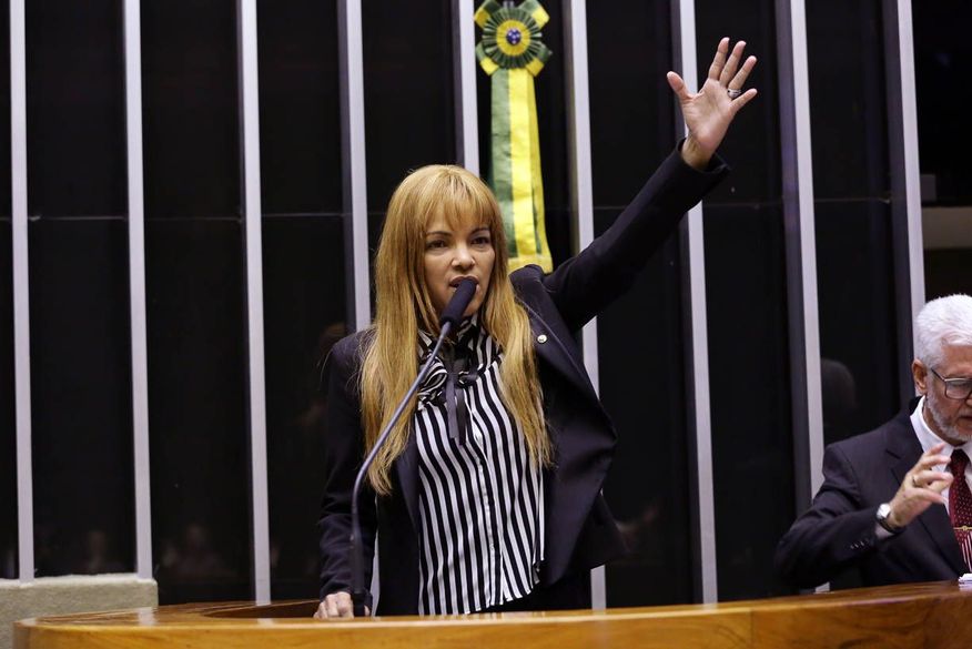 Segundo determinação da juíza Nearis dos Santos Carvalho Arce, a deputada não pode se ausentar do país sem autorização judicial. (Foto: Reprodução).