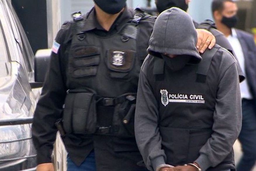 Tio suspeito de estuprar sobrinha em São Mateus — (Foto: Ari Melo/TV Gazeta).