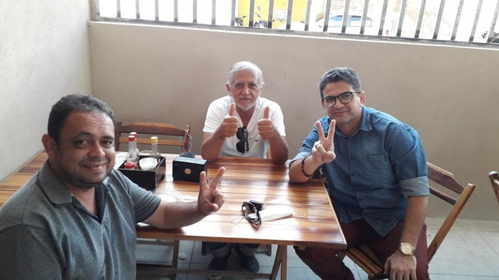 Zezé da Prefeitura anuncia apoio a pré-candidatura de Rafael Marques. (Foto: Reprodução).