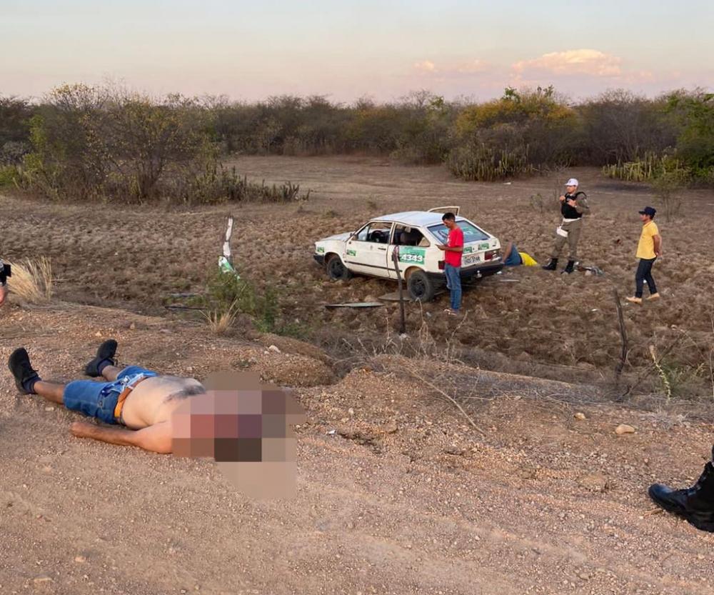Uma guarnição do policiamento de trânsito foi acionada e esteve no local adotando os procedimentos necessários a ocorrência. (Foto: Reprodução).